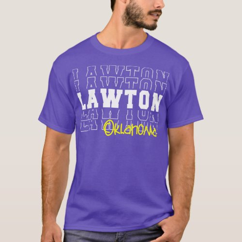 Lawton city Oklahoma Lawton OK T_Shirt