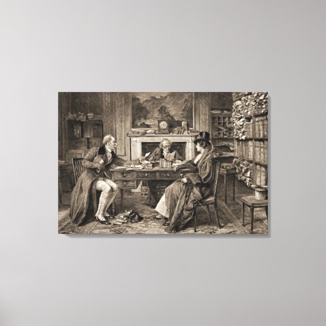 Lawyer 1895 canvas print (Front)
