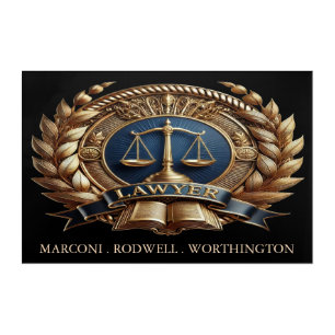 Lawyer  acrylic print