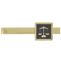 Lawyer Attorney at Law 3D Gold Justice Scales