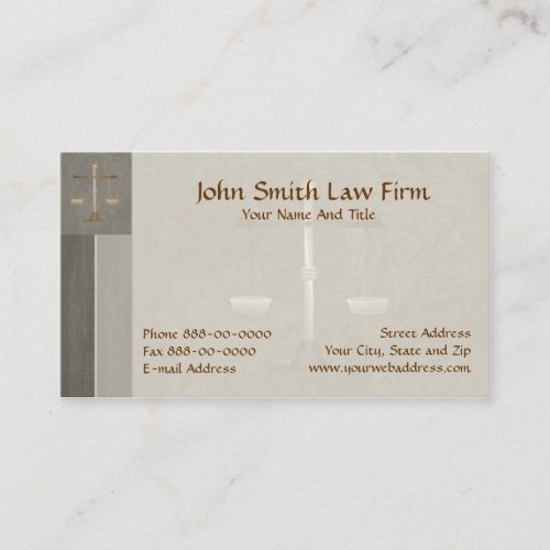 Lawyer Attorney Business Card