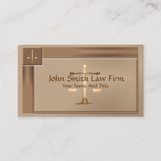Customizable Lawyer Attorney Business Card
