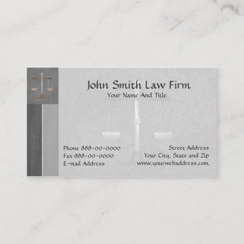 Lawyer Attorney Business Card