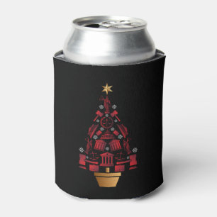 Lawyer Attorney Christmas Tree Can Cooler