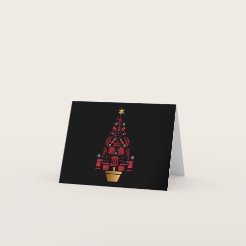 Lawyer Attorney Christmas Tree Card