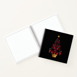Lawyer Attorney Christmas Tree Notebook