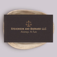 Lawyer, Attorney Classic Business Card