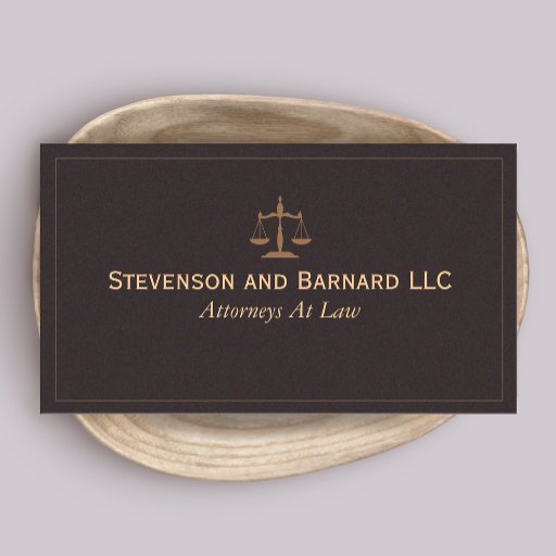Customizable Classic Attorney Business Card