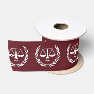 Lawyer Attorney Gift Satin Ribbon