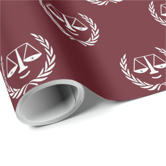 Lawyer Attorney Gift Wrapping Paper