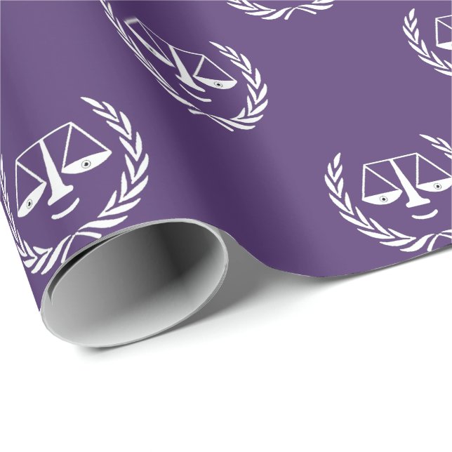Lawyer Attorney Gift Wrapping Paper (Roll Corner)
