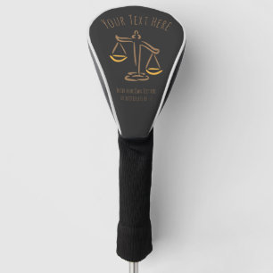 Lawyer Attorney Judge Law Firm / Office Golf Head Cover