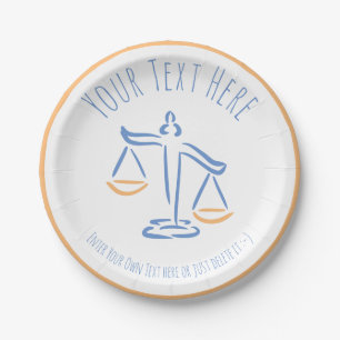 Lawyer   Attorney   Judge   Law Firm / Office Paper Plates