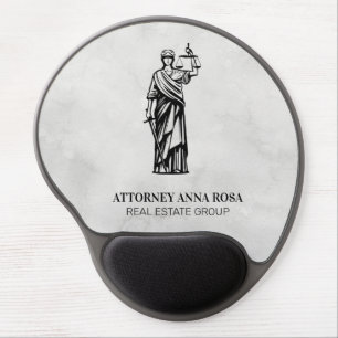 *~* Lawyer Attorney Justice Blind Lady AP15 Gel Mouse Pad