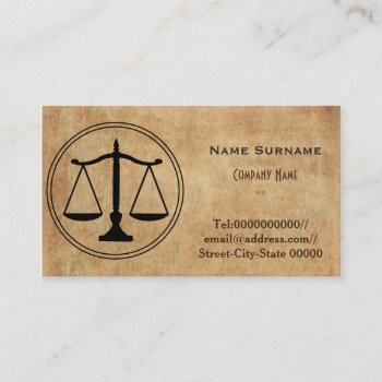 Lawyer  Attorney  Law Firm Business Card by Boopoobeedoogift at Zazzle