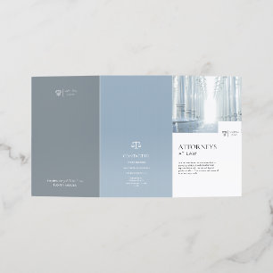 Lawyer Attorney Law Firm Trifold Brochure