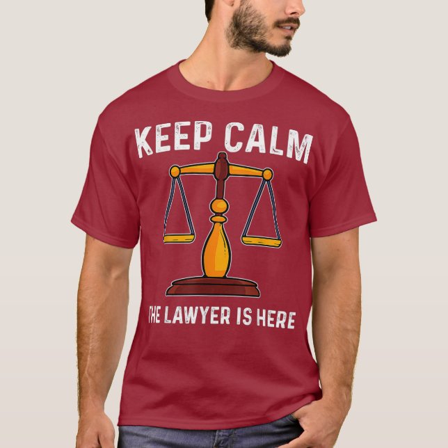 Lawyer Attorney Law School Student Gift T-Shirt (Front)