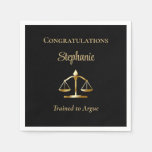 Lawyer | Attorney Legal Scales Trained to Argue Napkins