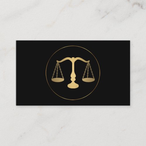 Lawyer Attorney Logo Business Card