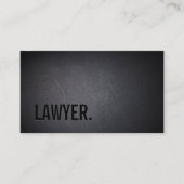 Lawyer Attorney Minimalist Professional Bold Business Card (Front)