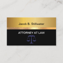 Lawyer Attorney Scales of Justice Business Card