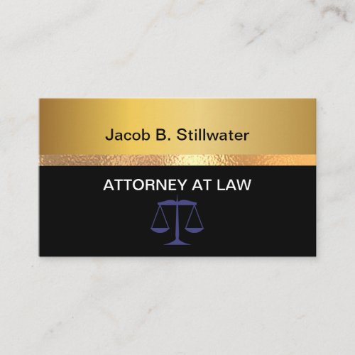 Lawyer Attorney Scales of Justice Business Card