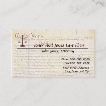 Lawyer Attorney Symbol Legal Business Card by Business_Creations at Zazzle