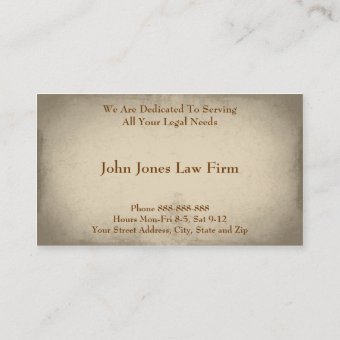 Lawyer Attorney Symbol Legal Business Card | Zazzle