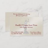 Lawyer Attorney Symbol Legal Business Card (Front/Back)