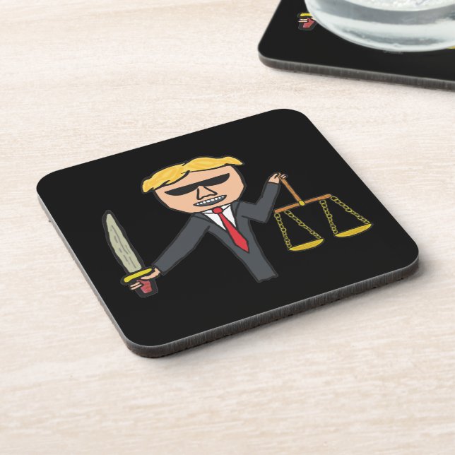 Lawyer Beverage Coaster (Left Side)