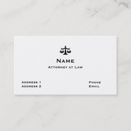 Lawyer Business Card 1