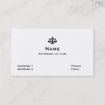 Lawyer Business Card 1 at Zazzle