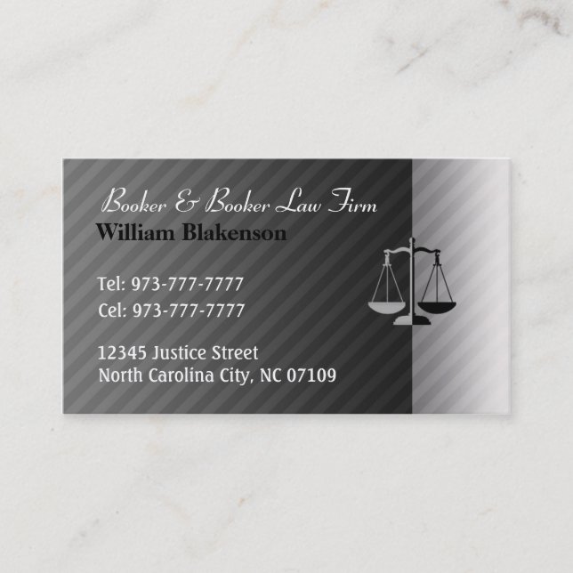 Lawyer Business cards (Front)