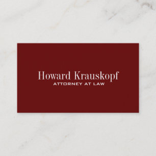 Lawyer Business Cards