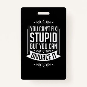 Lawyer Can Divorce It Badge