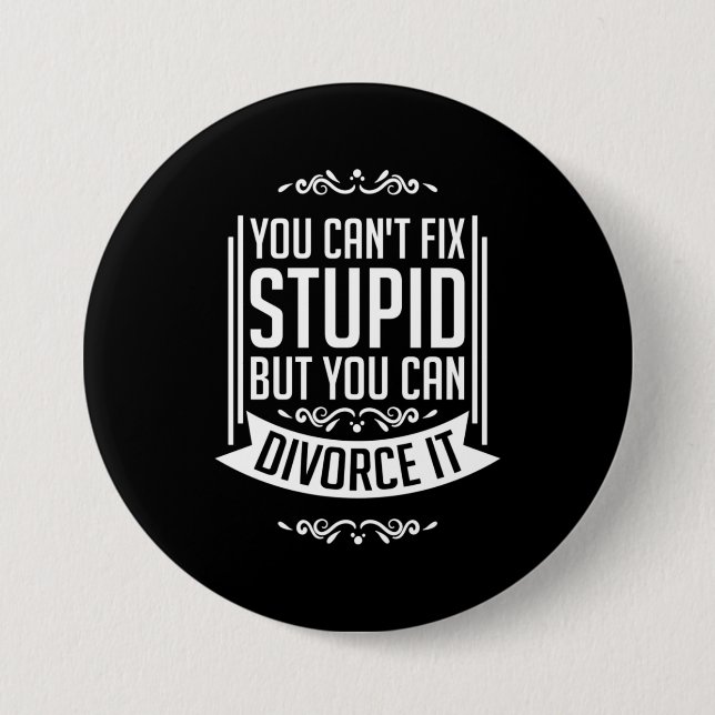 Lawyer Can Divorce It Button (Front)