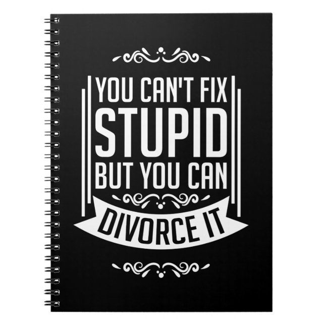 Lawyer Can Divorce It Notebook (Front)