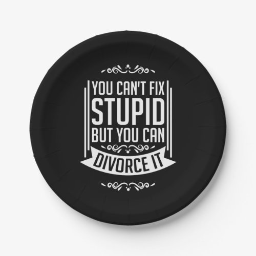 Lawyer Can Divorce It Paper Plates