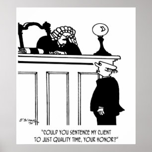 Lawyer Cartoon 5298 Poster