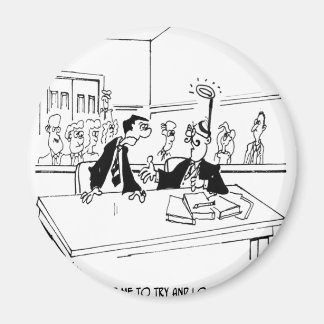 Lawyer Cartoon 5299 Magnet