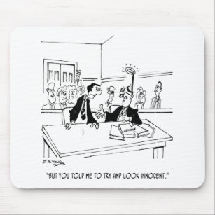 Lawyer Cartoon 5299 Mouse Pad