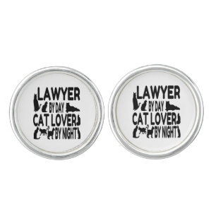 Lawyer Cat Lover Cufflinks