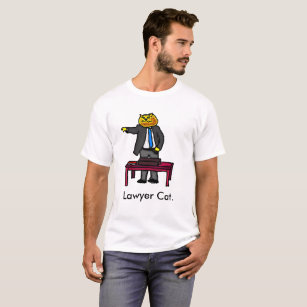 cat lawyer t shirt