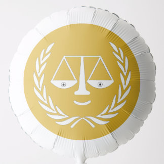 Lawyer Celebration Gold Party Balloon