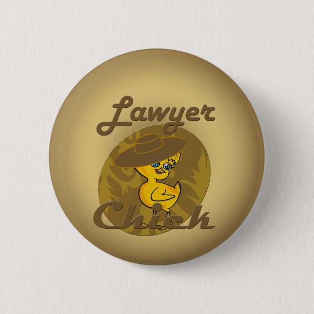 Lawyer Chick #6 Pinback Button (Front)