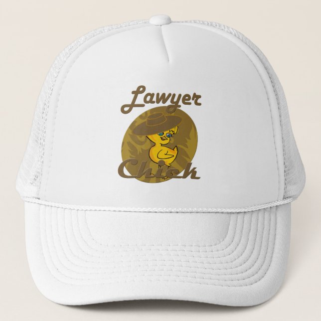 Lawyer Chick #6 Trucker Hat (Front)