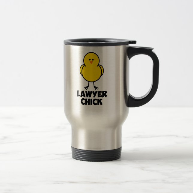 Lawyer Chick Travel Mug (Right)