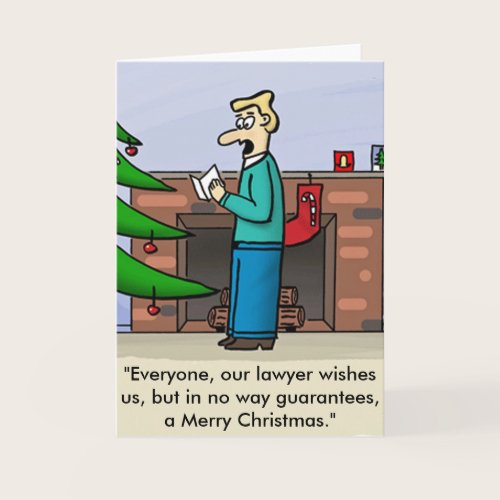 Lawyer Christmas Card