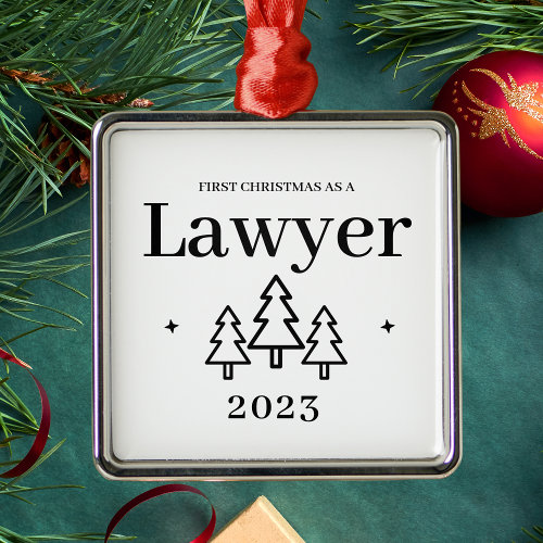 Lawyer Christmas Ornament