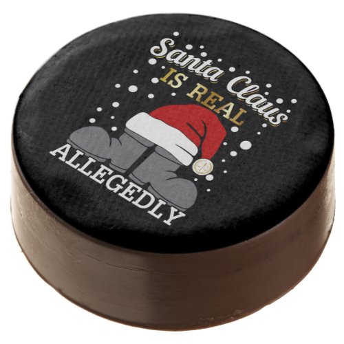 Lawyer Christmas _ Santa is Real Allegedly Chocolate Covered Oreo